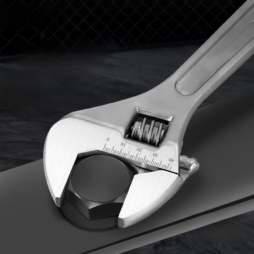 Adjustable Wrench with Self-Locking Mechanism