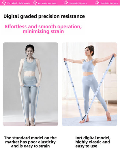 Adjustable Yoga Resistance Band for Strength Training and Stretching