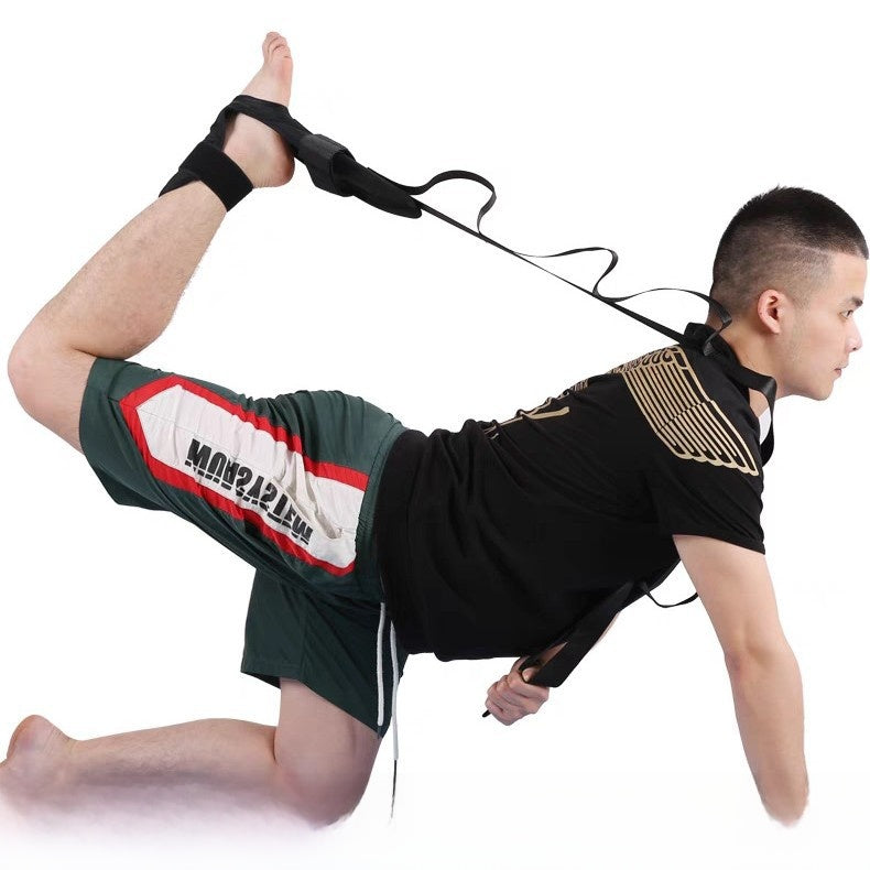 Adjustable Yoga Stretching Belt for Fitness and Rehabilitation