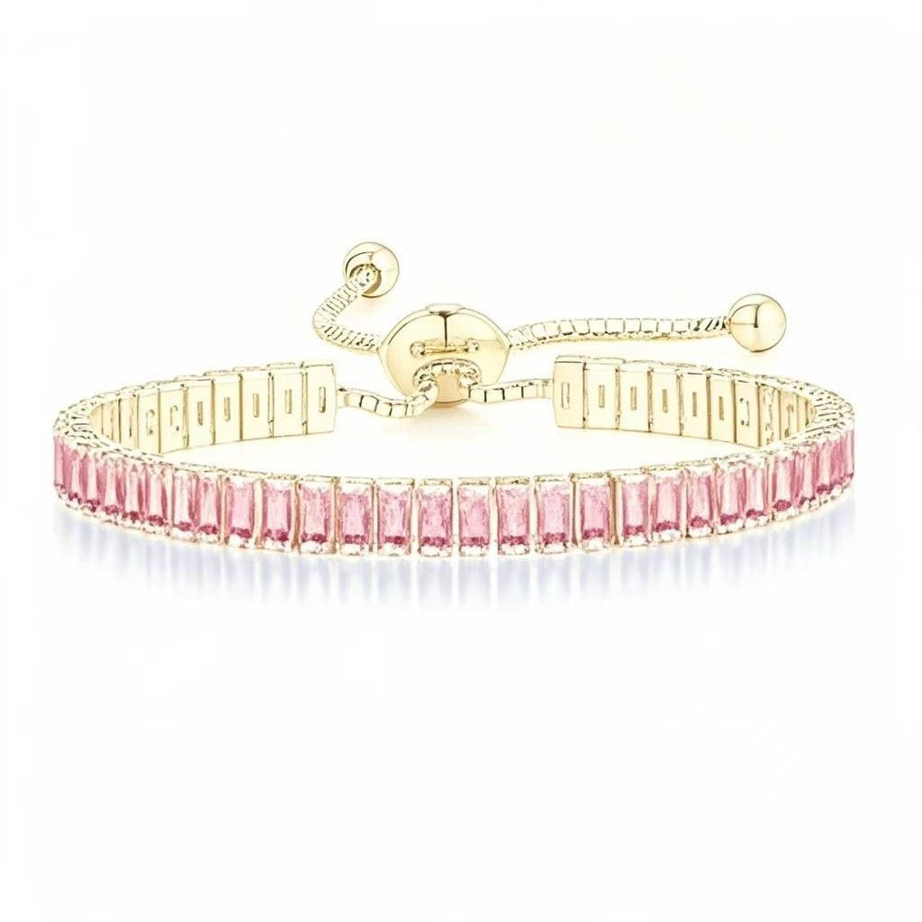 Adjustable Zircon Crystal Bracelet