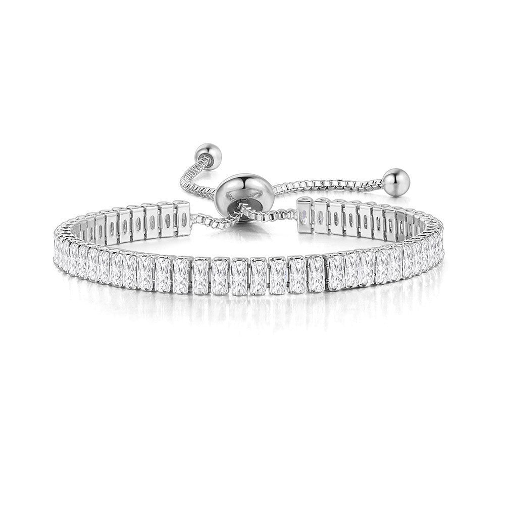Adjustable Zircon Crystal Bracelet