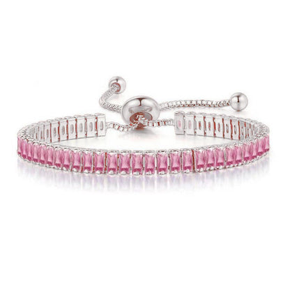 Adjustable Zircon Crystal Bracelet