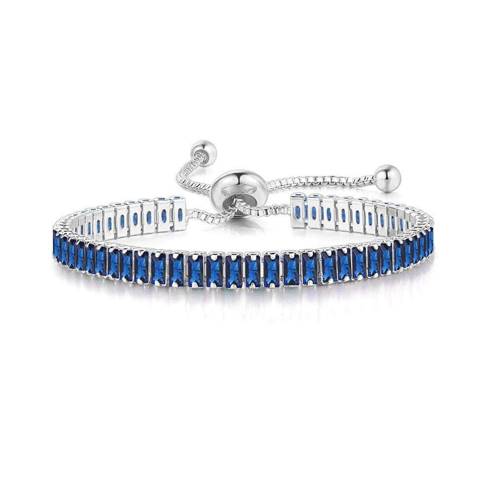 Adjustable Zircon Crystal Bracelet
