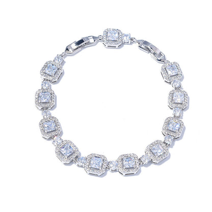 Adjustable Zircon Gemstone Bracelet