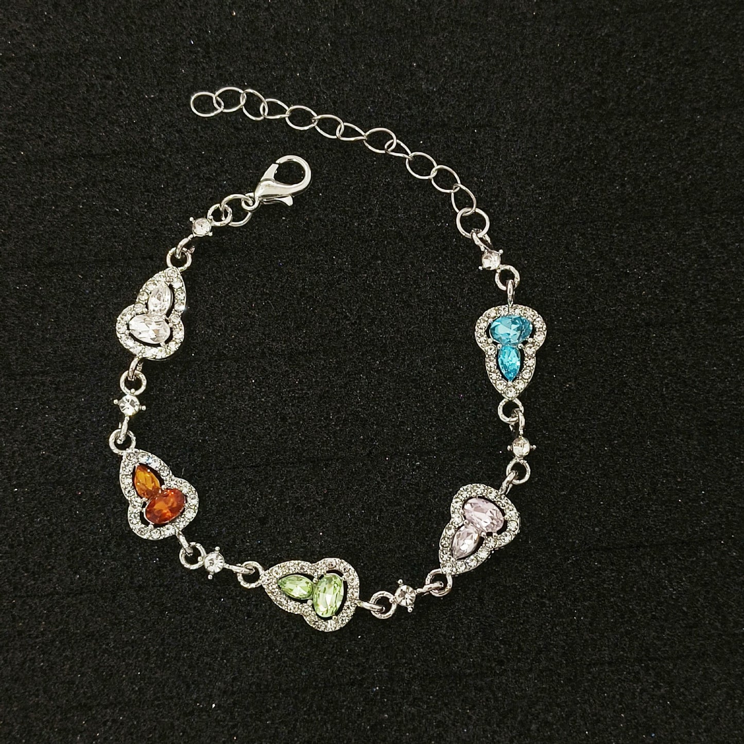 Adjustable Zircon Snowflake Bracelet