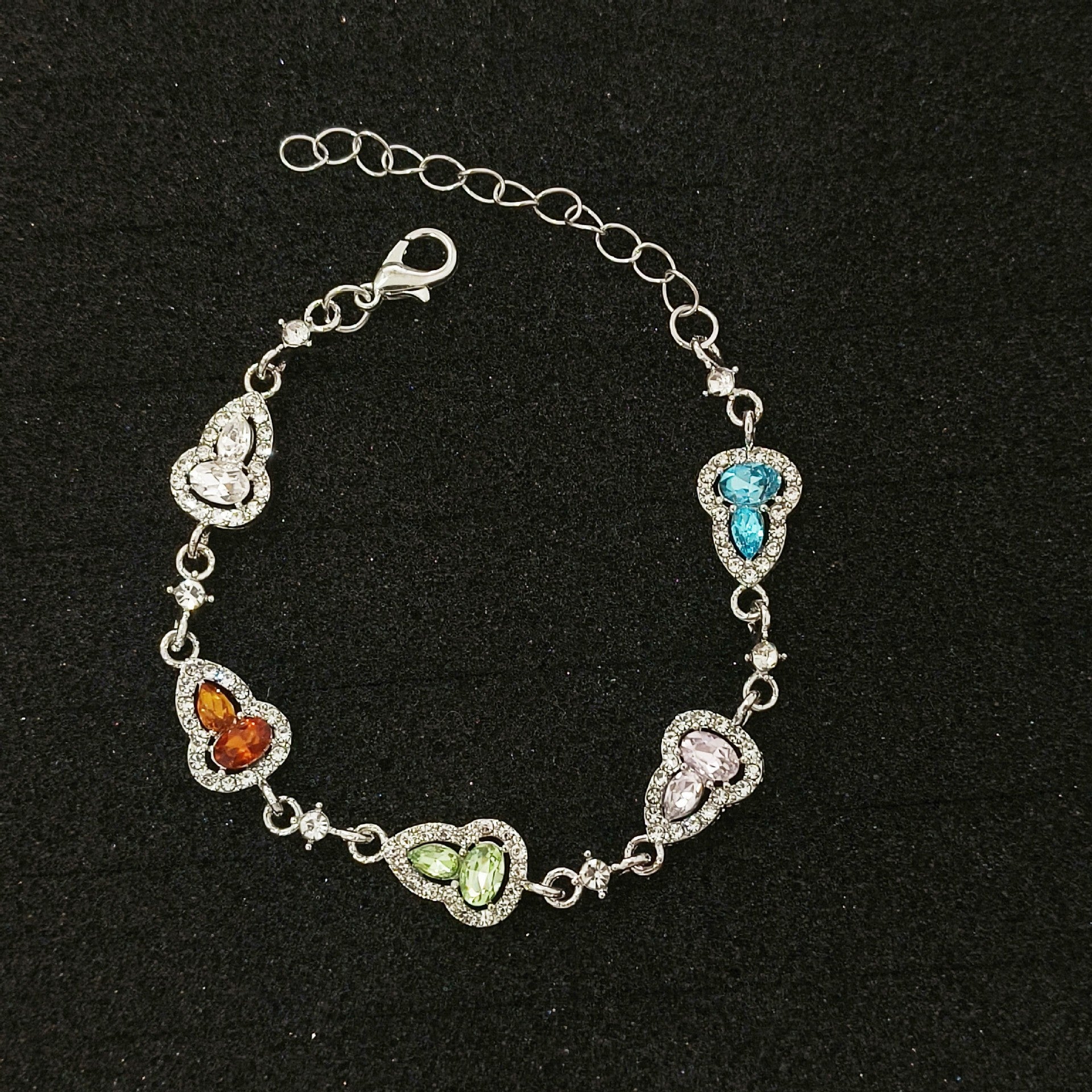 Adjustable Zircon Snowflake Bracelet