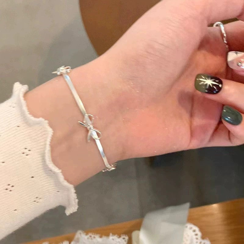 Adjustable Zircon Snowflake Bracelet