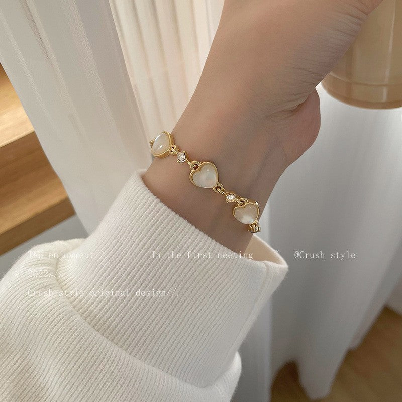 Adjustable Zircon Snowflake Bracelet
