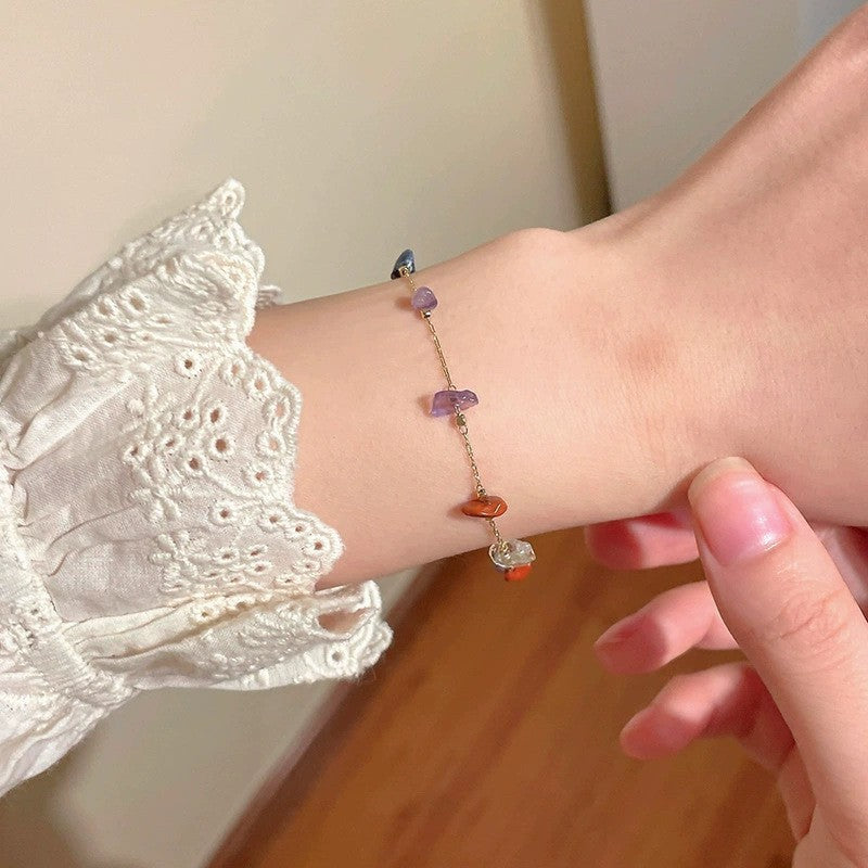 Adjustable Zircon Snowflake Bracelet