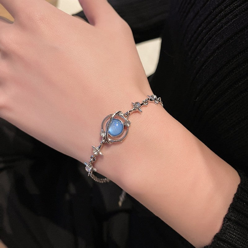Adjustable Zircon Snowflake Bracelet