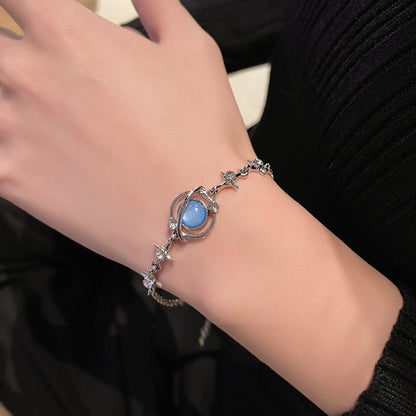 Adjustable Zircon Snowflake Bracelet