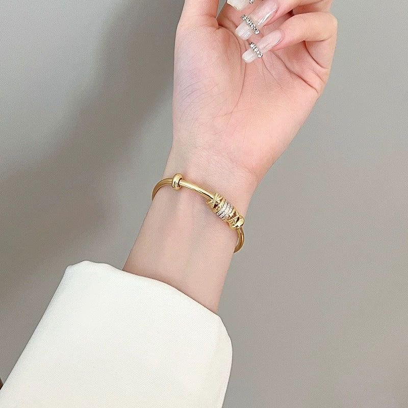 Adjustable Zircon Women's Bracelet