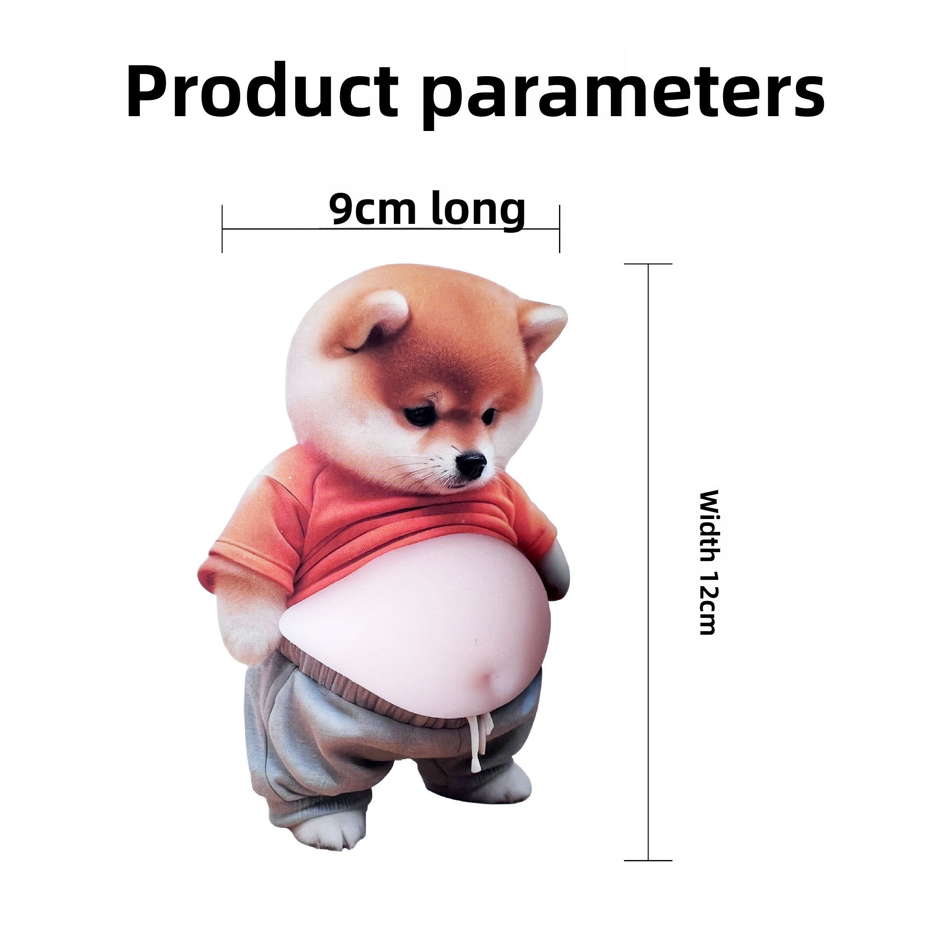 Adorable Dog Shape Squeeze Stress Relief Toy