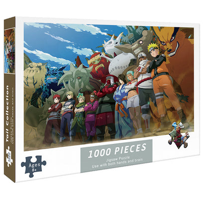 Adult 1000-piece jigsaw puzzle with various designs