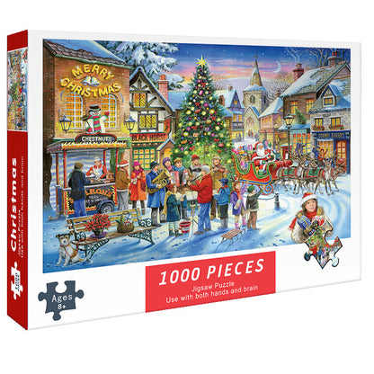 Adult 1000-piece jigsaw puzzle with various designs