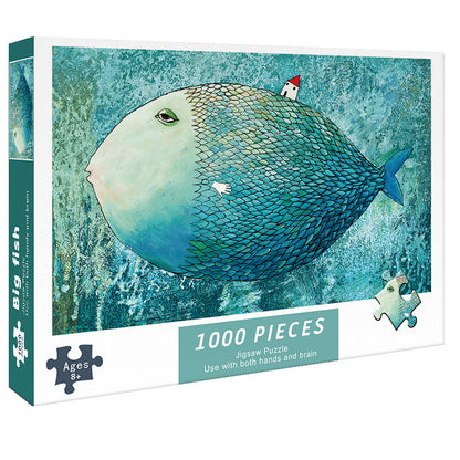 Adult 1000-piece jigsaw puzzle with various designs