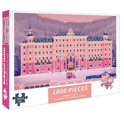 Adult 1000-piece jigsaw puzzle with various designs