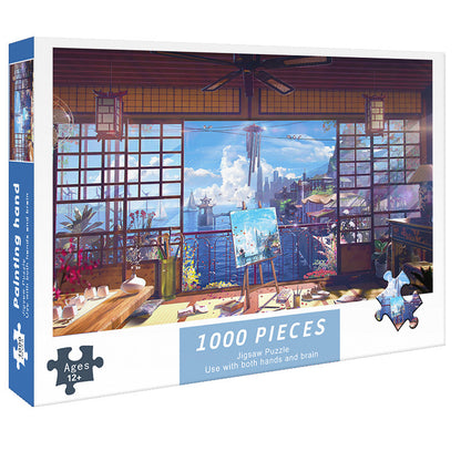 Adult 1000-piece jigsaw puzzle with various designs
