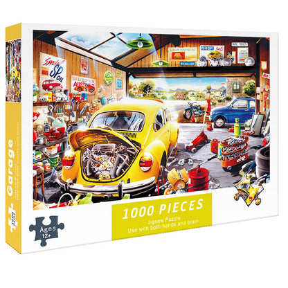 Adult 1000-piece jigsaw puzzle with various designs