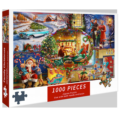 Adult 1000-piece jigsaw puzzle with various designs