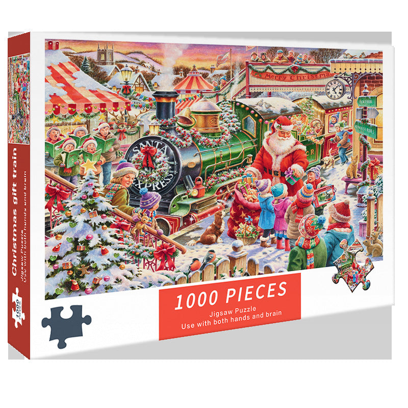 Adult 1000-piece jigsaw puzzle with various designs
