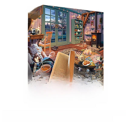 Adult 1000-piece jigsaw puzzle with various designs