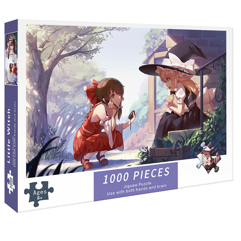 Adult 1000-piece jigsaw puzzle with various designs