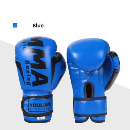 Adult and child boxing gloves