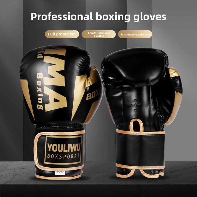 Adult and child boxing gloves