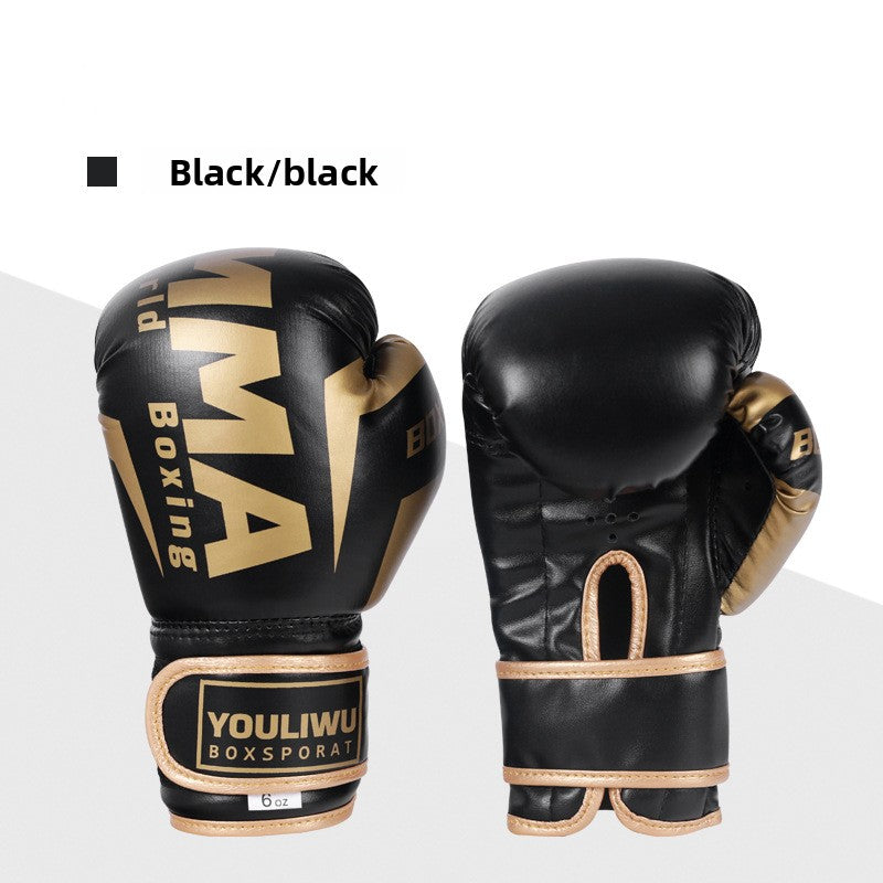 Adult and child boxing gloves