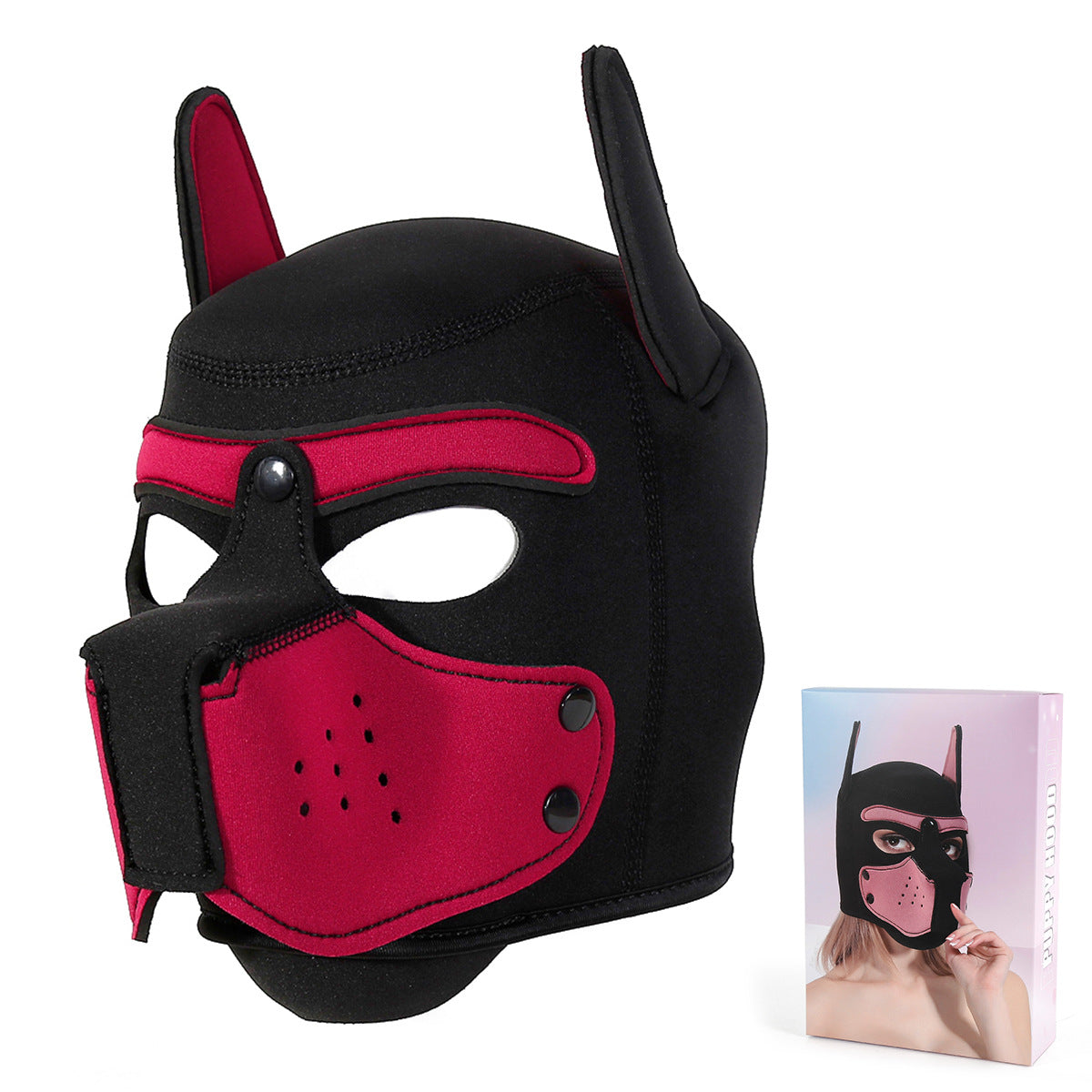 Adult dog head mask