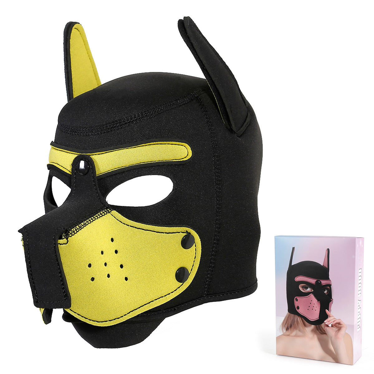 Adult dog head mask