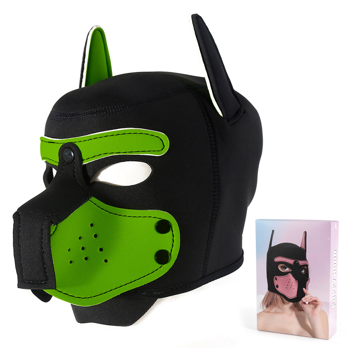 Adult dog head mask