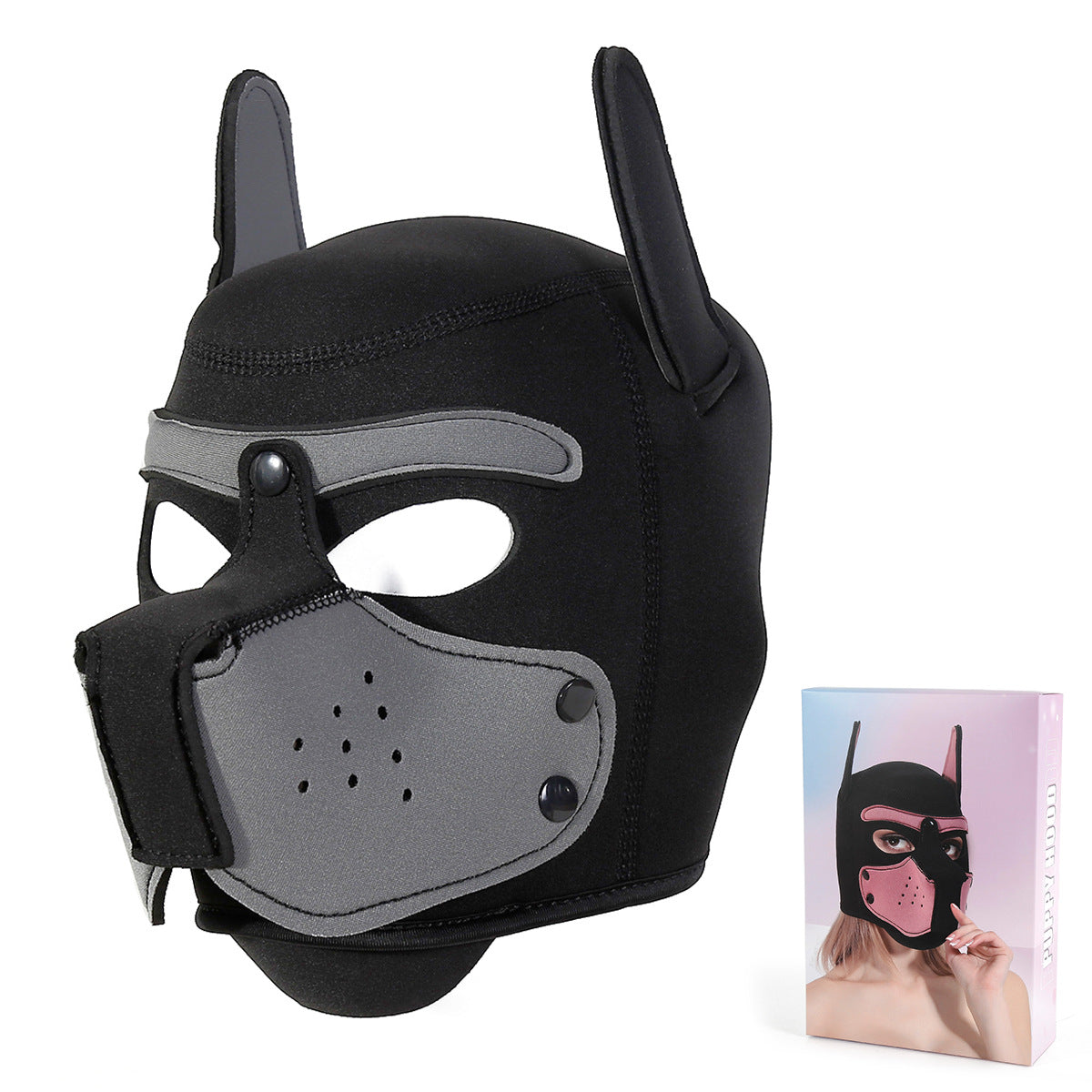Adult dog head mask