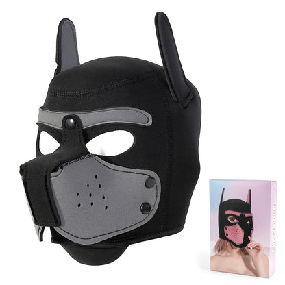 Adult dog head mask