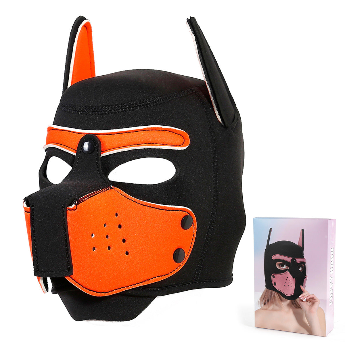 Adult dog head mask
