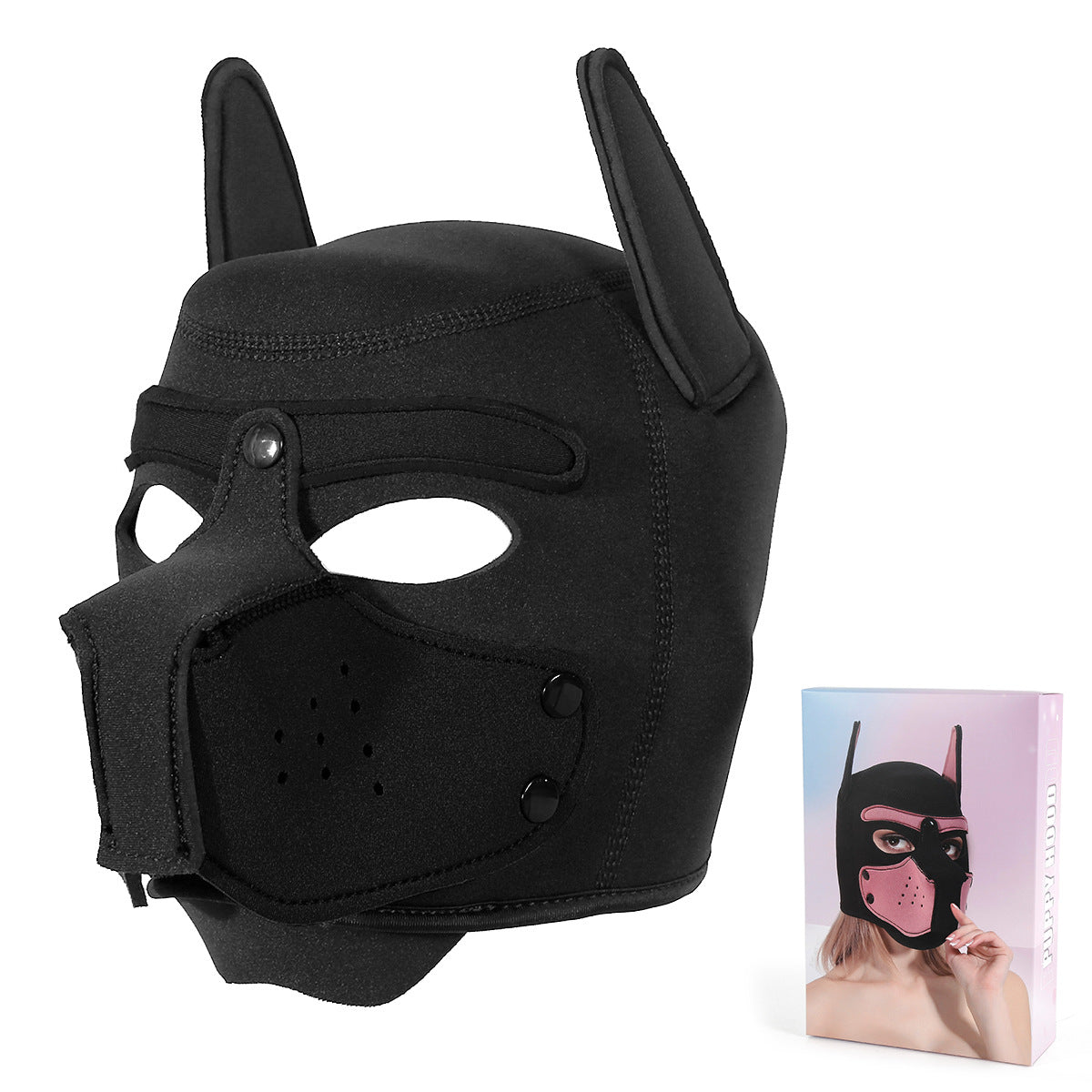 Adult dog head mask