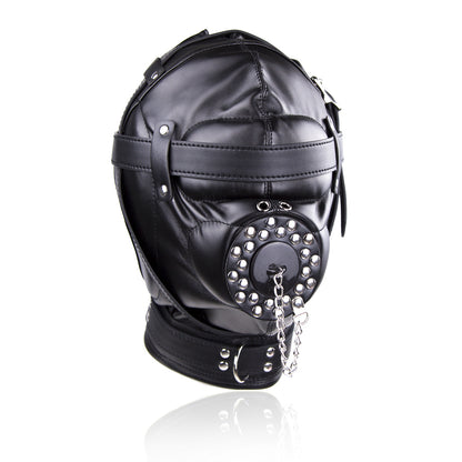 Adult Enclosed Leather Headgear