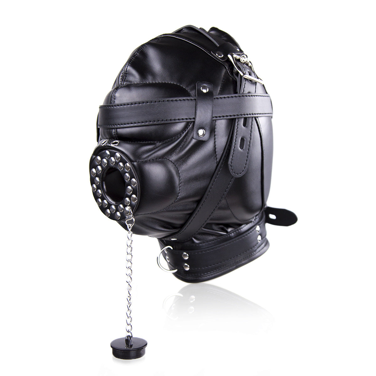 Adult Enclosed Leather Headgear