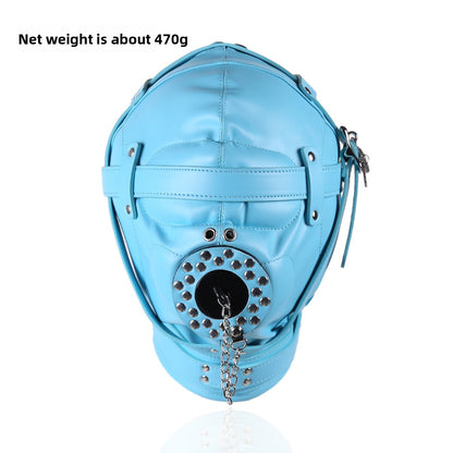 Adult Enclosed Leather Headgear