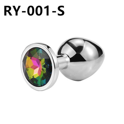 Adult erotic metal anal plugs