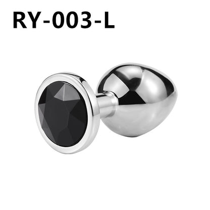 Adult erotic metal anal plugs