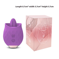 Tongue rose pink