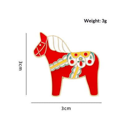 Cute Animal Zodiac Year Gift Brooch Trendy Jewelry Accessory