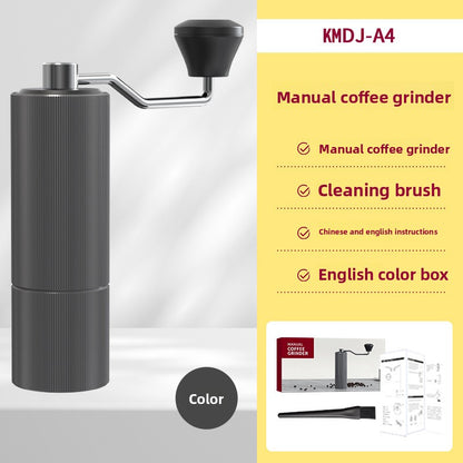 Manual Coffee Grinder with Hand Crank for Home and Travel