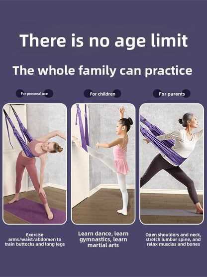Aerial Yoga Suspension Rope with Door Anchor