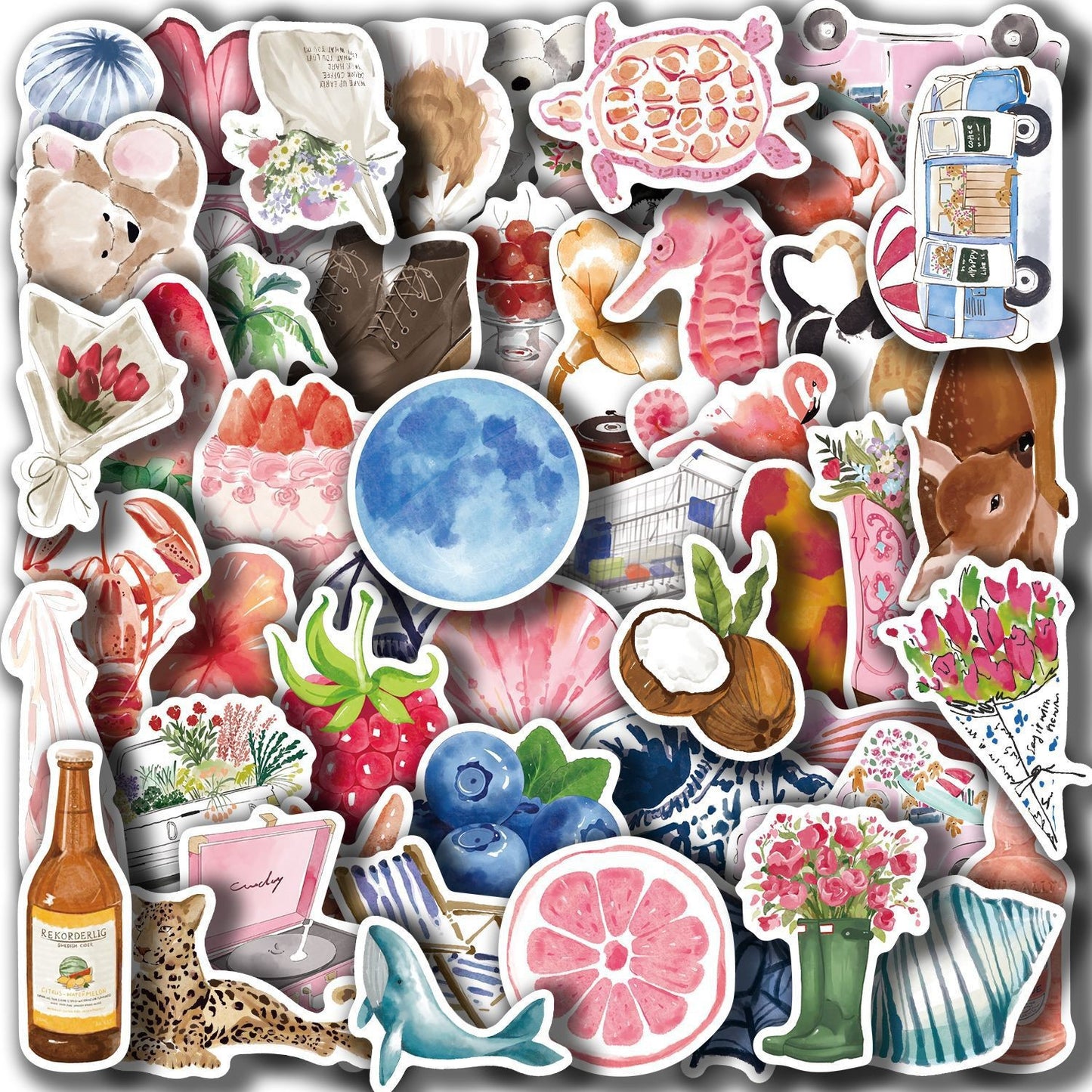Aesthetic Decorative Stickers for DIY Craft
