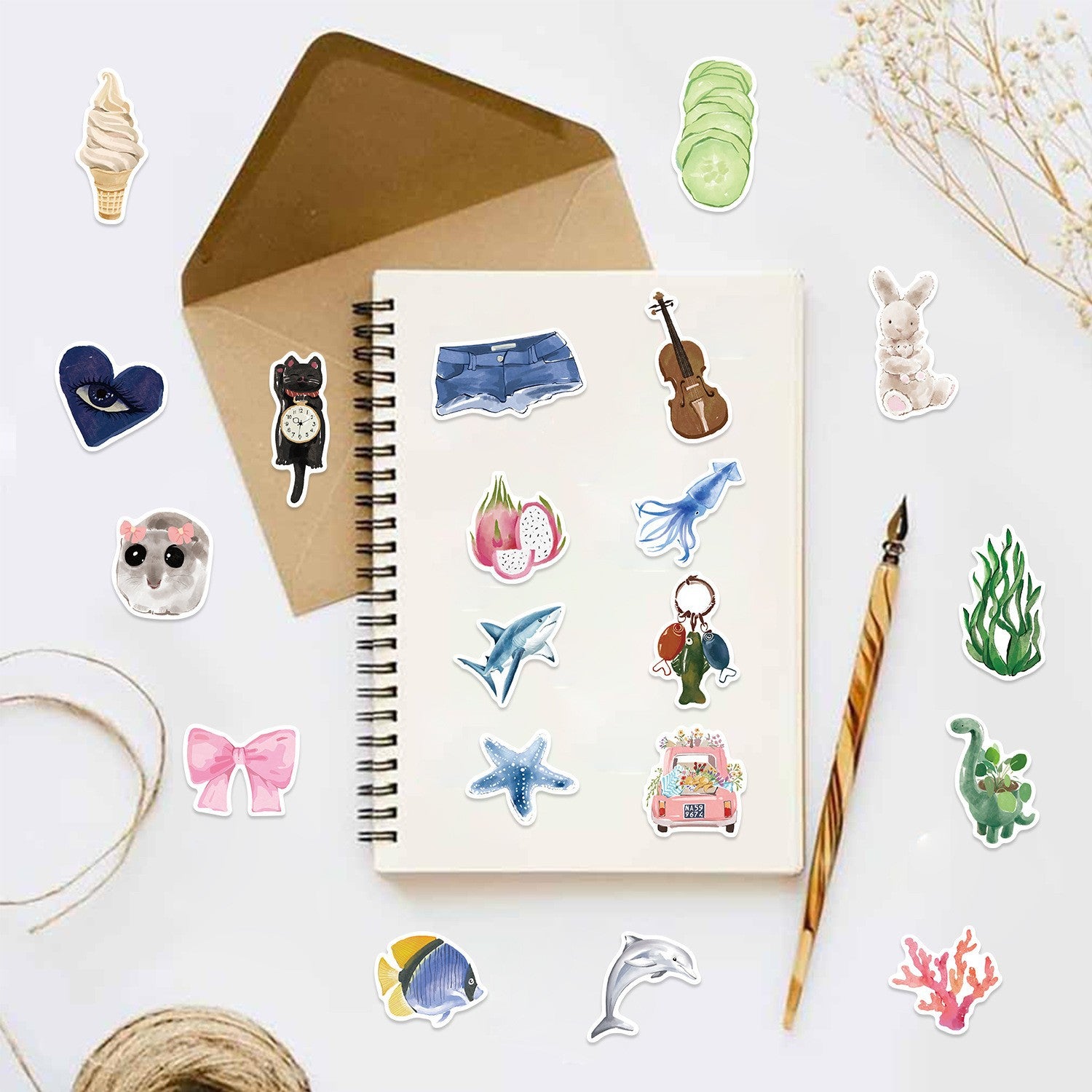 Aesthetic Decorative Stickers for DIY Craft