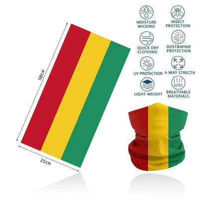 African Flag Design Polyester