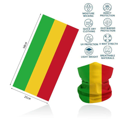 African Flag Design Polyester